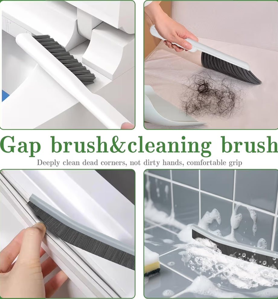 15pcs Crevice Cleaning Brush, Hard Bristle Scrub Brushes Tools, Multifunctional Grout Brush for Home, Bathroom, Ktichen, Window and Corners