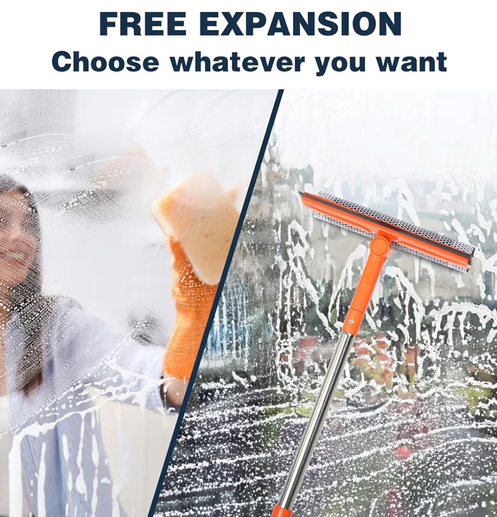 Professional 2-in-1 Window Squeegee