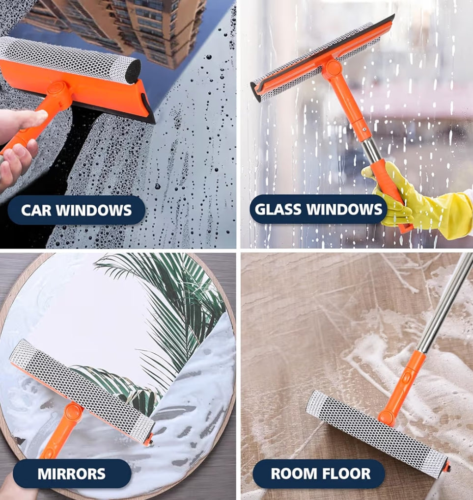 Professional 2-in-1 Window Squeegee